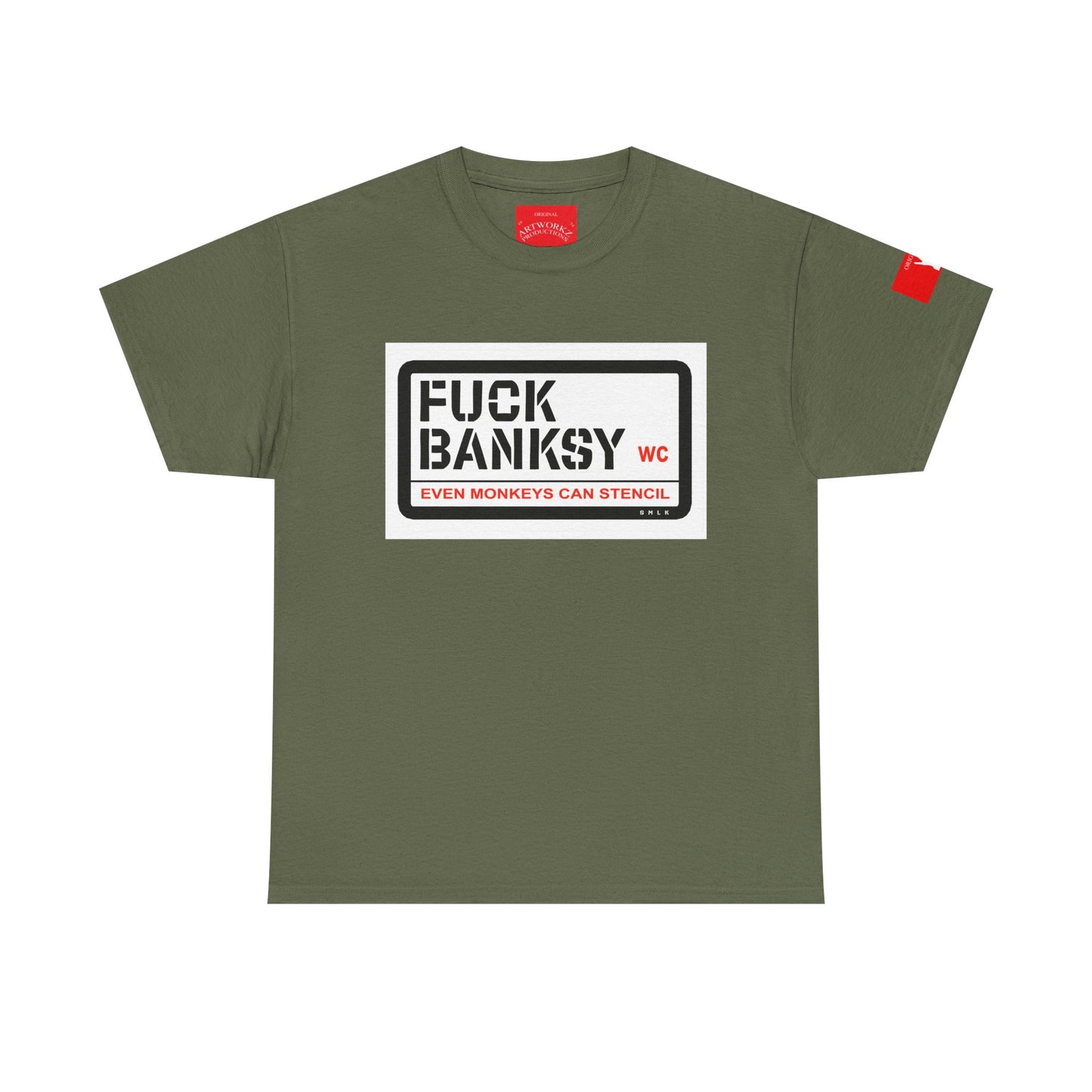'Fuck Banksy' t-shirt by Anonymous Artist