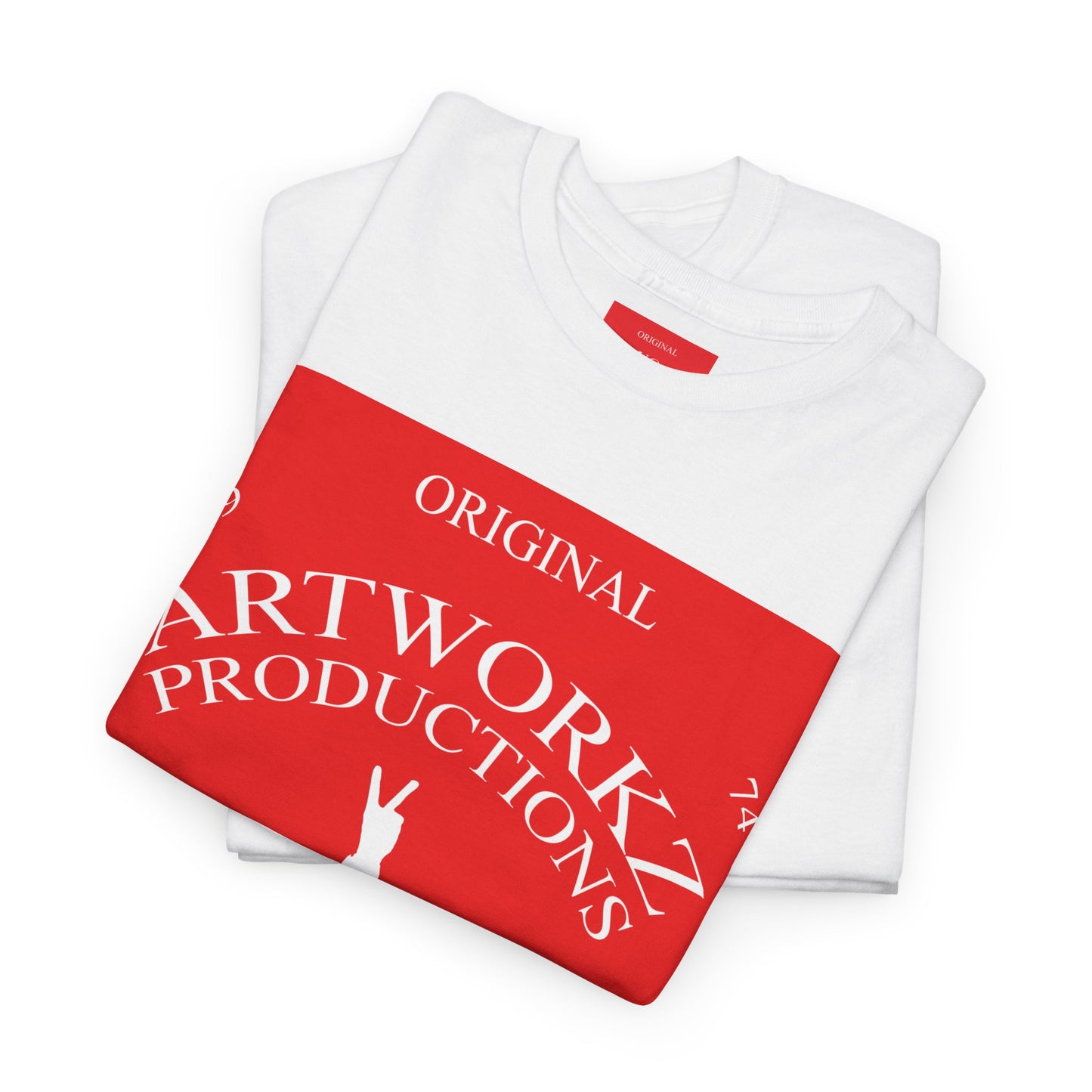 'Original Red Label' t-shirt by Artworkz Productions
