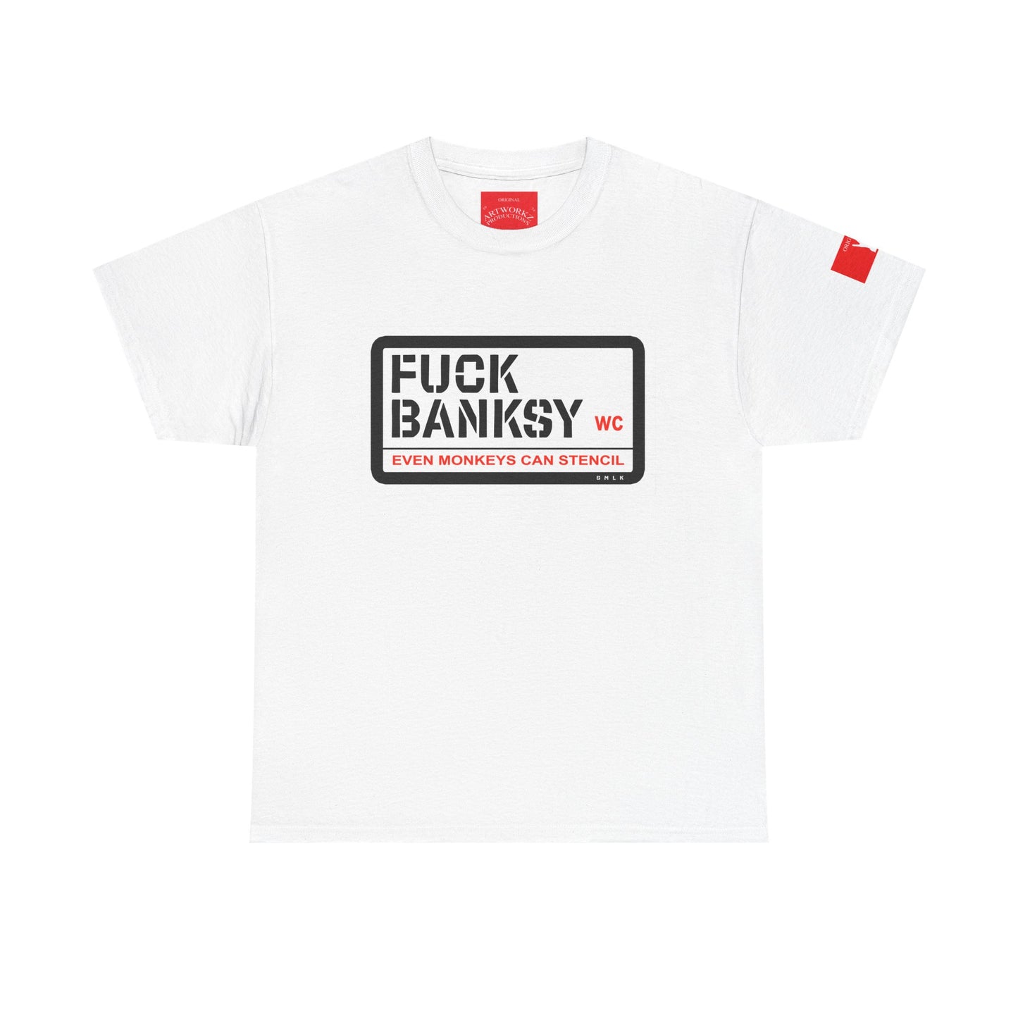 'Fuck Banksy' t-shirt by Anonymous Artist