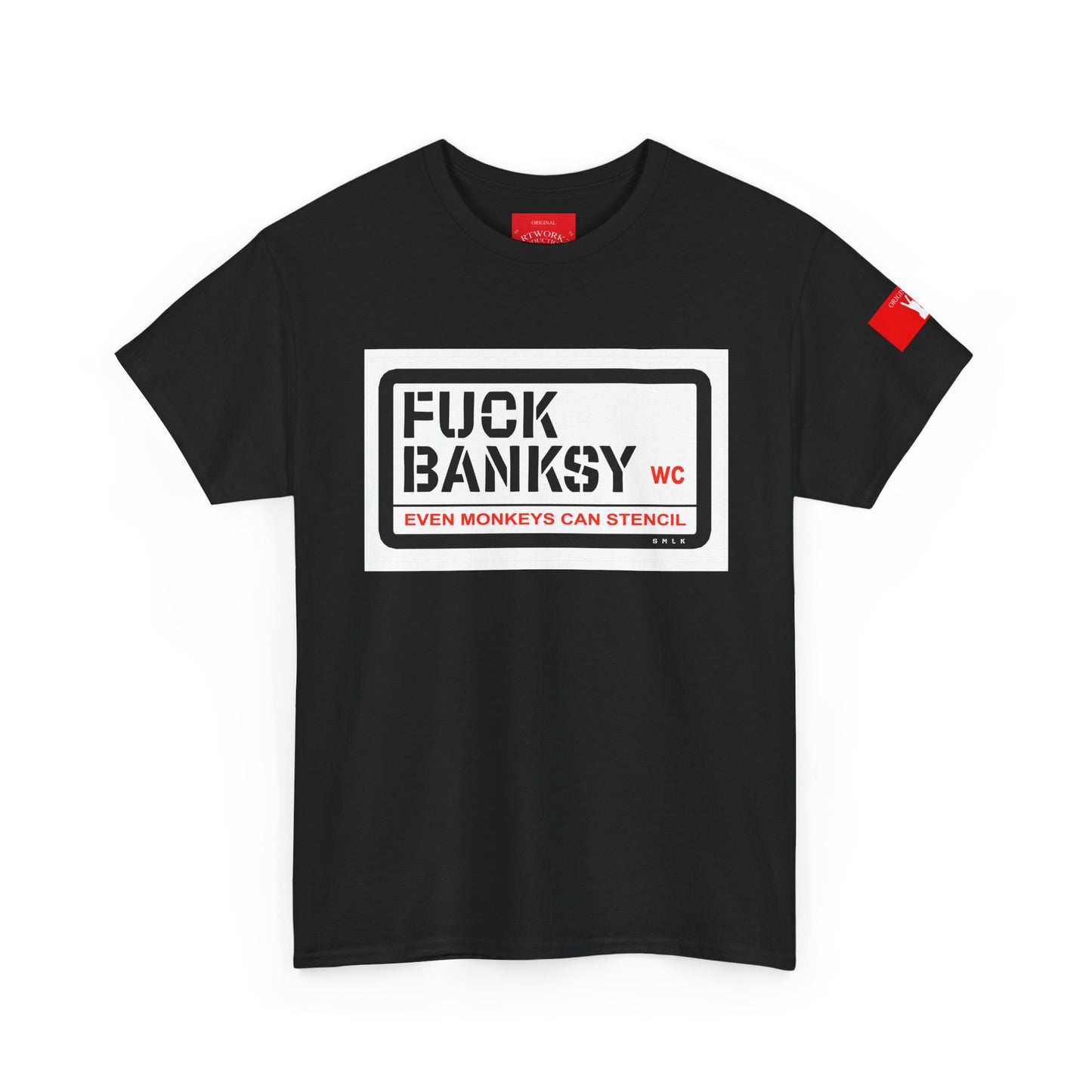 'Fuck Banksy' t-shirt by Anonymous Artist