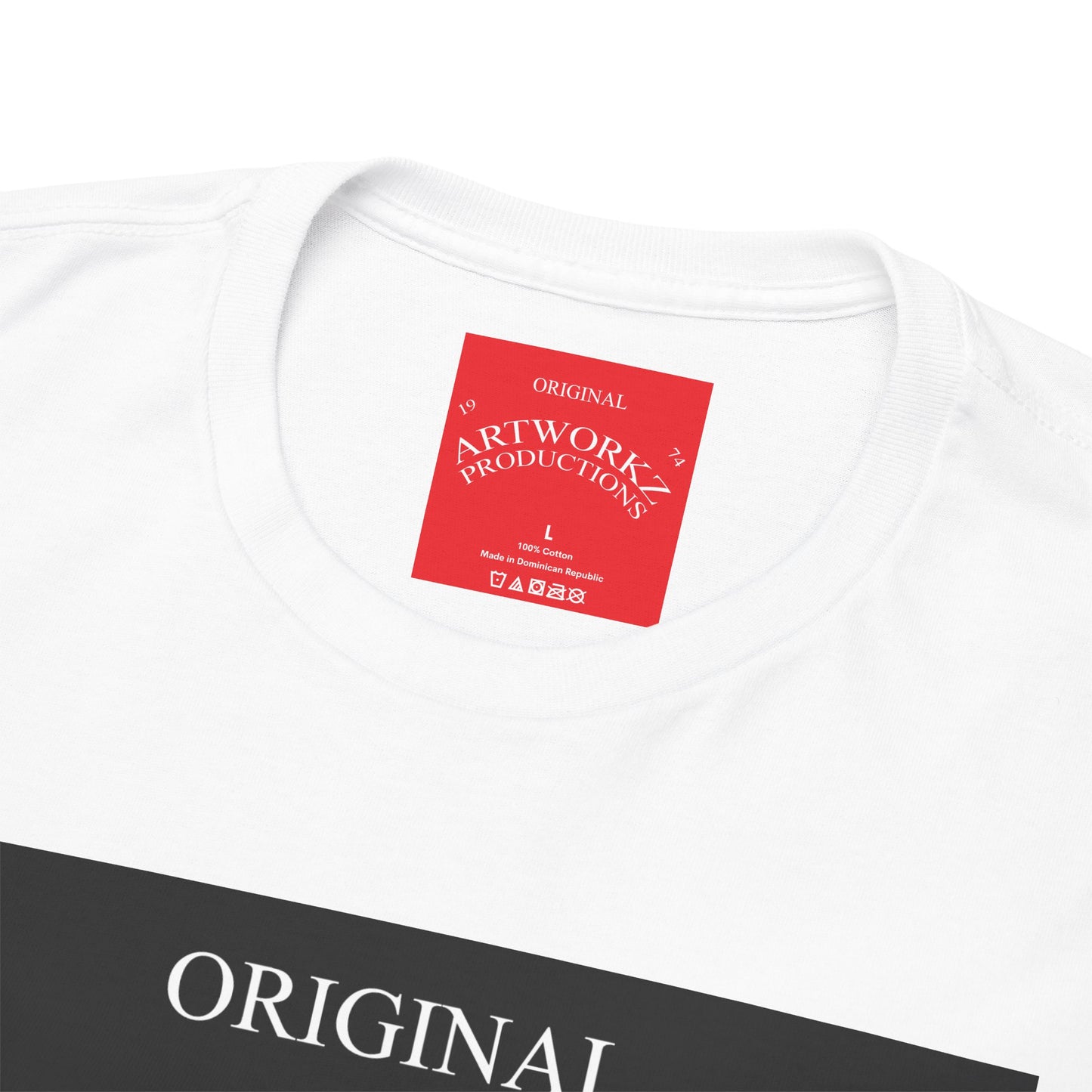 'Original Black Label' t-shirt by Artworkz Productions