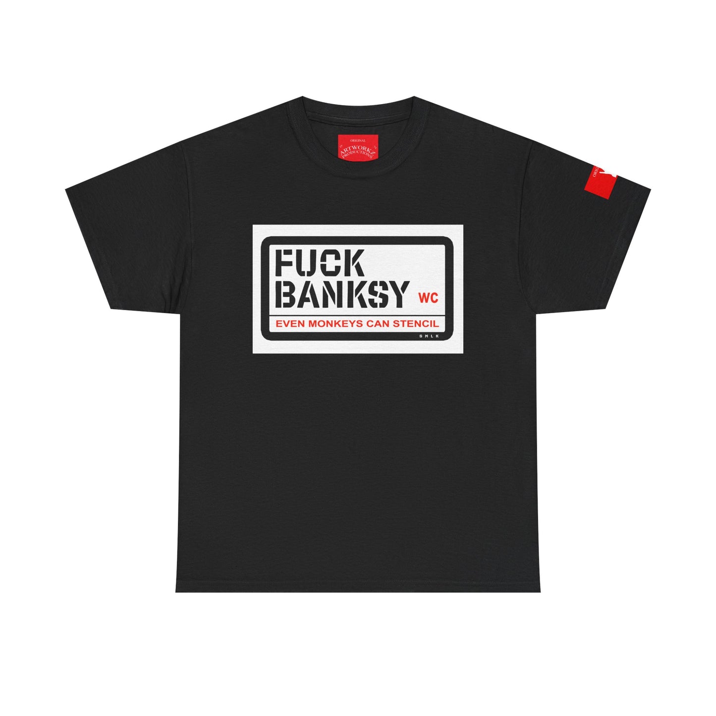 'Fuck Banksy' t-shirt by Anonymous Artist