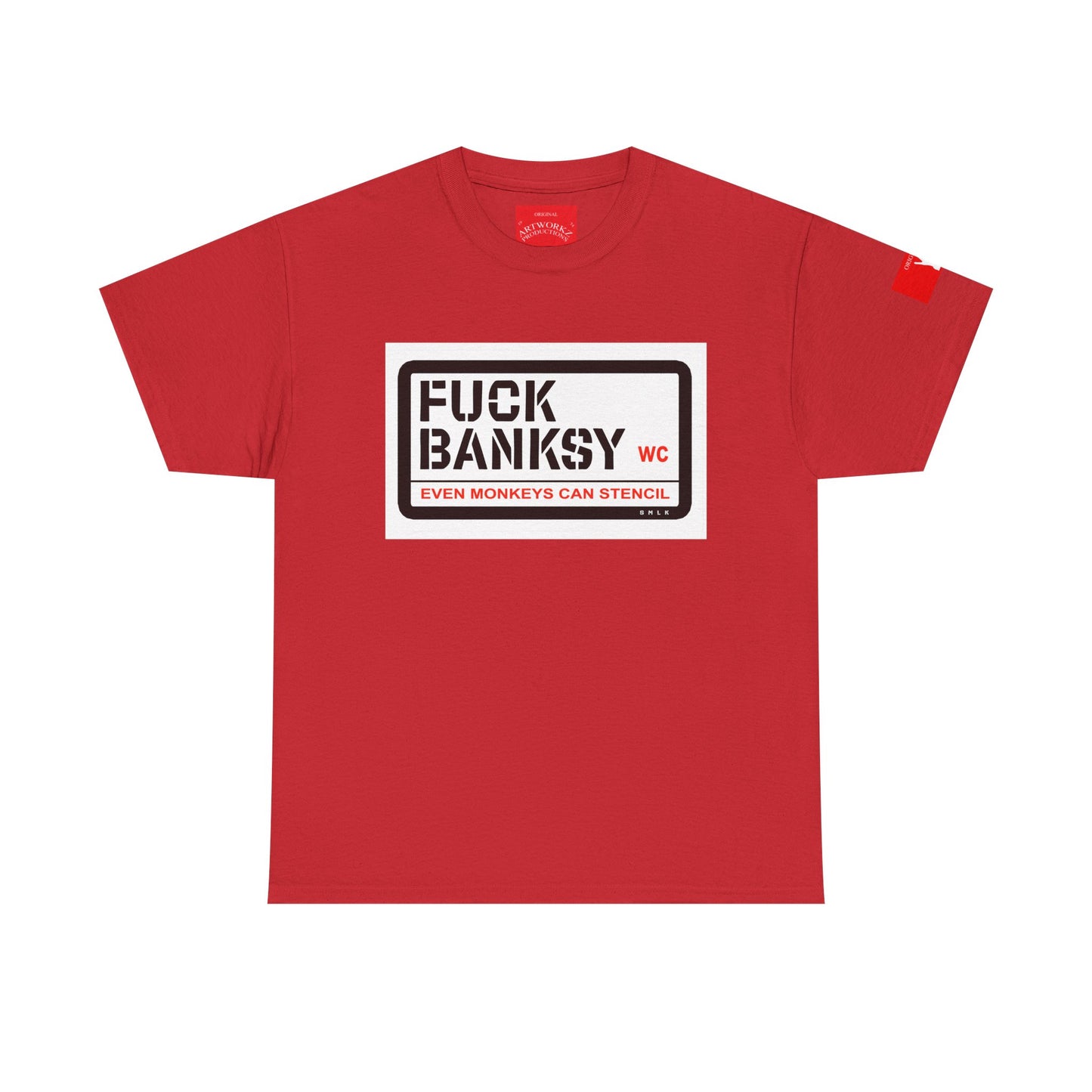 'Fuck Banksy' t-shirt by Anonymous Artist