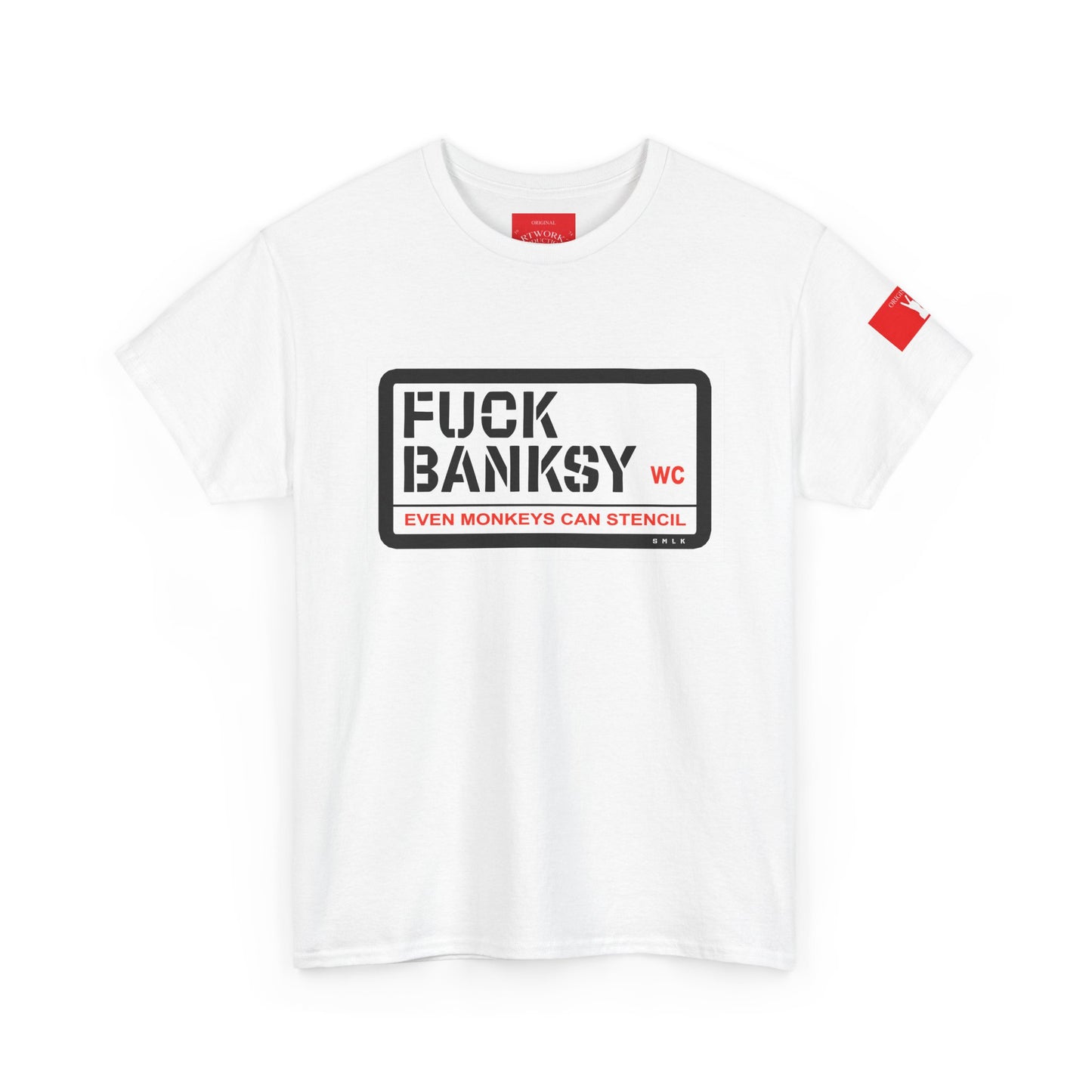 'Fuck Banksy' t-shirt by Anonymous Artist