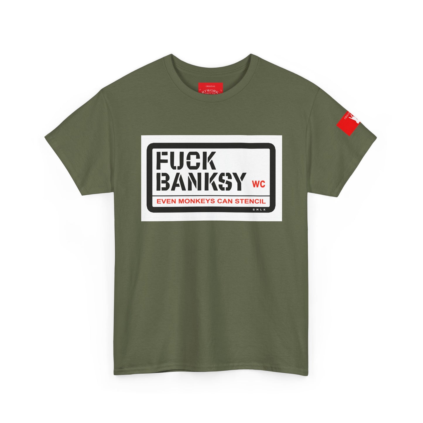 'Fuck Banksy' t-shirt by Anonymous Artist